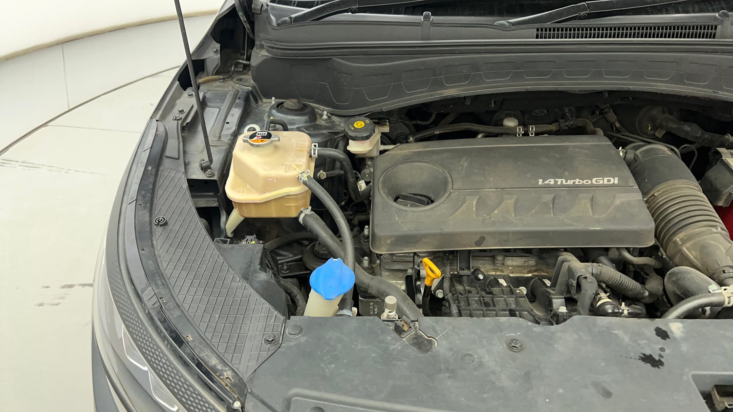 Used 2022 Kia Seltos X Line 1.4 DCT Petrol Automatic engine ENGINE RIGHT SIDE VIEW