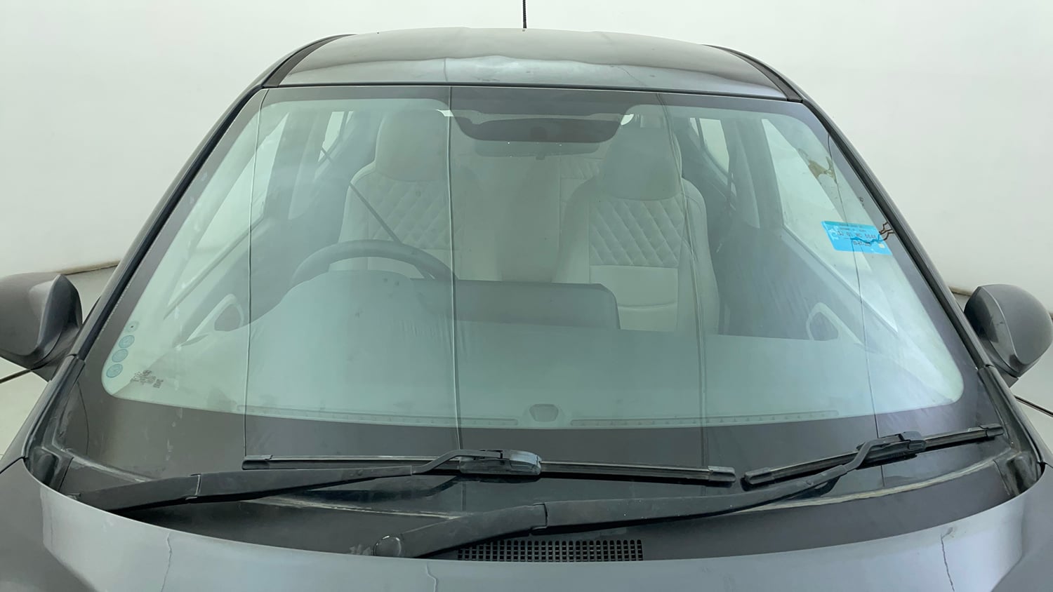 Used 2021 Hyundai Grand i10 Nios Magna 1.2 Kappa VTVT Petrol Manual exterior FRONT WINDSHIELD VIEW