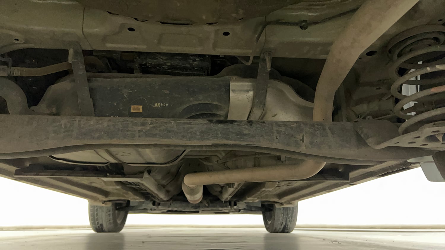 Used 2022 Kia Seltos X Line 1.4 DCT Petrol Automatic extra REAR UNDERBODY VIEW (TAKEN FROM REAR)