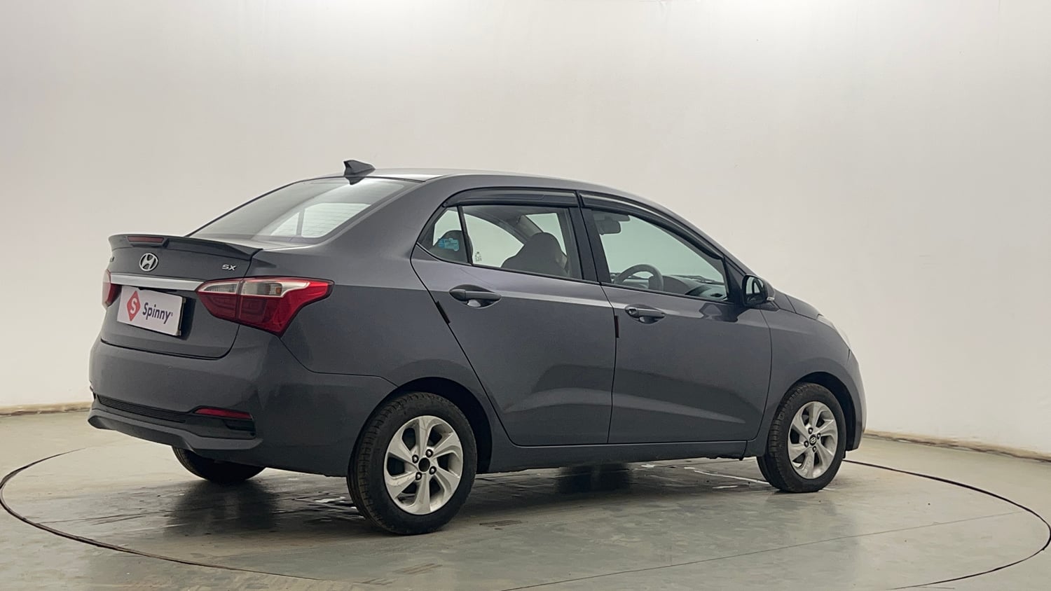 Used 2019 Hyundai Xcent SX Petrol Manual exterior RIGHT REAR CORNER VIEW