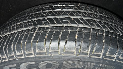Used 2025 Mahindra Scorpio N Z8 Petrol MT 7 STR Petrol Manual tyres RIGHT REAR TYRE TREAD VIEW