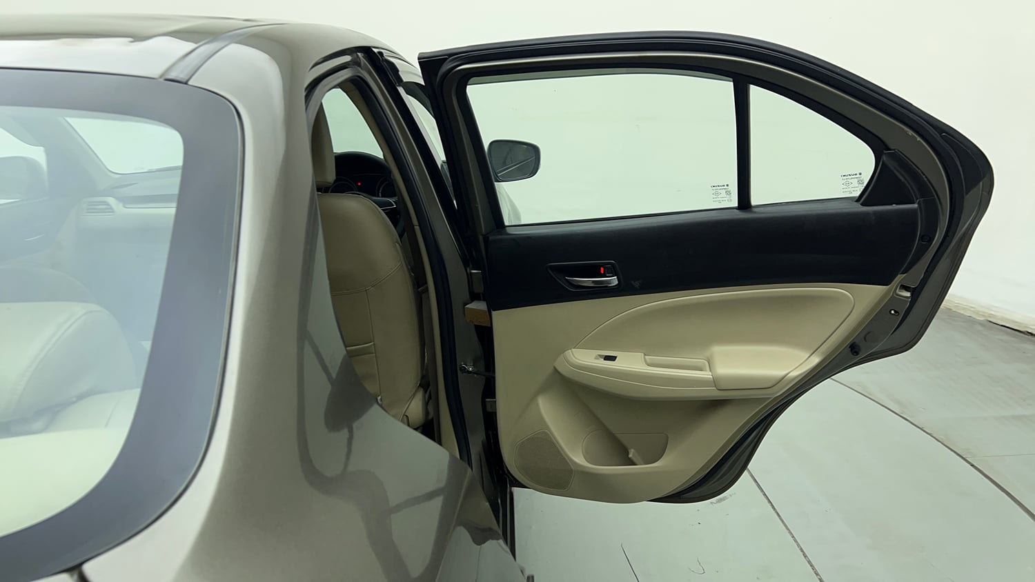 Used 2017 Maruti Suzuki Dzire VXi AMT Petrol Automatic interior RIGHT REAR DOOR OPEN VIEW