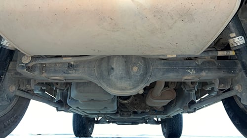 Used 2024 Mahindra Thar LX Hard Top Petrol MT 4WD Petrol Manual extra REAR UNDERBODY VIEW (TAKEN FROM REAR)