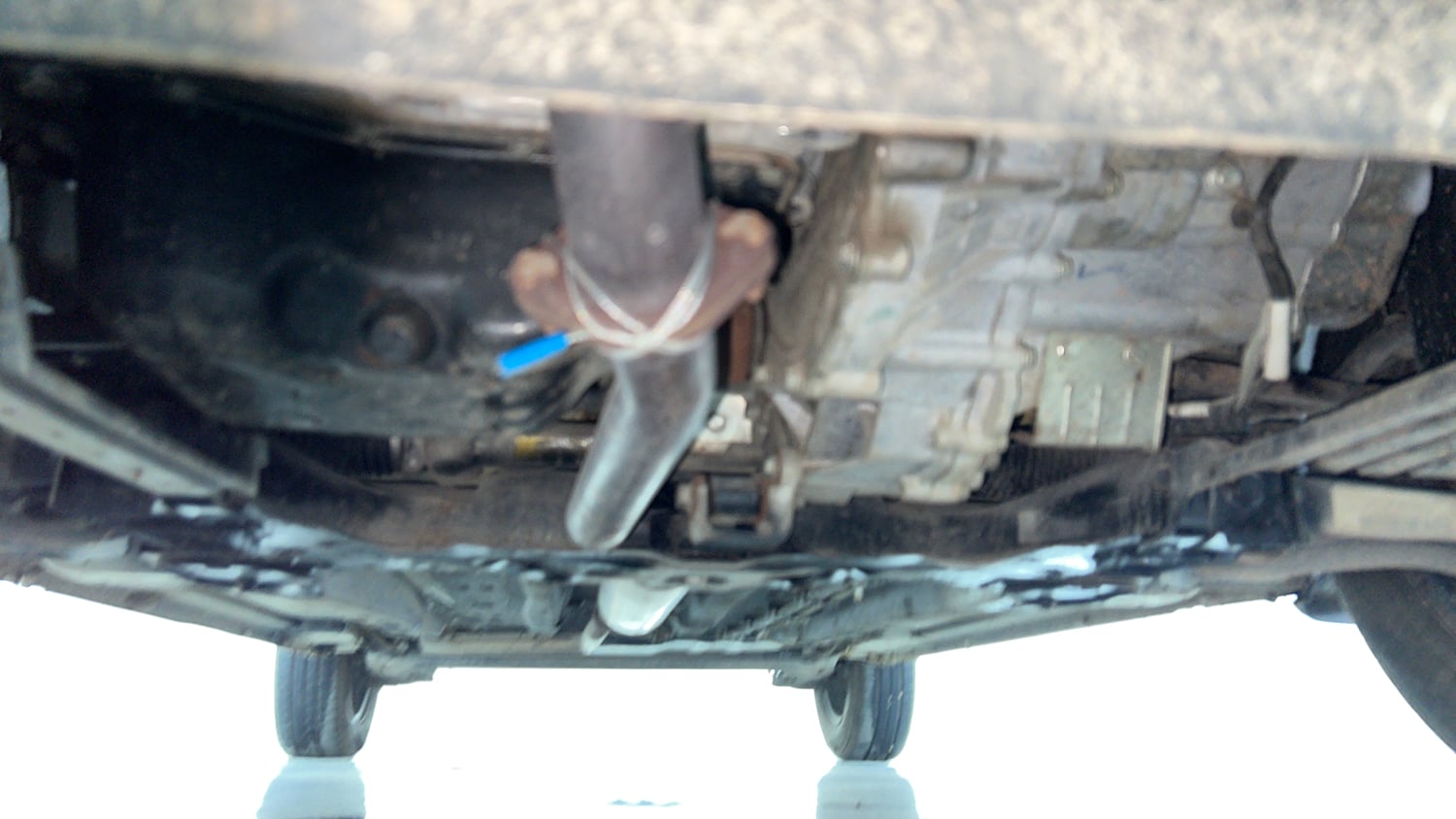 Used 2024 Tata Punch Adventure AMT Petrol Automatic extra FRONT LEFT UNDERBODY VIEW