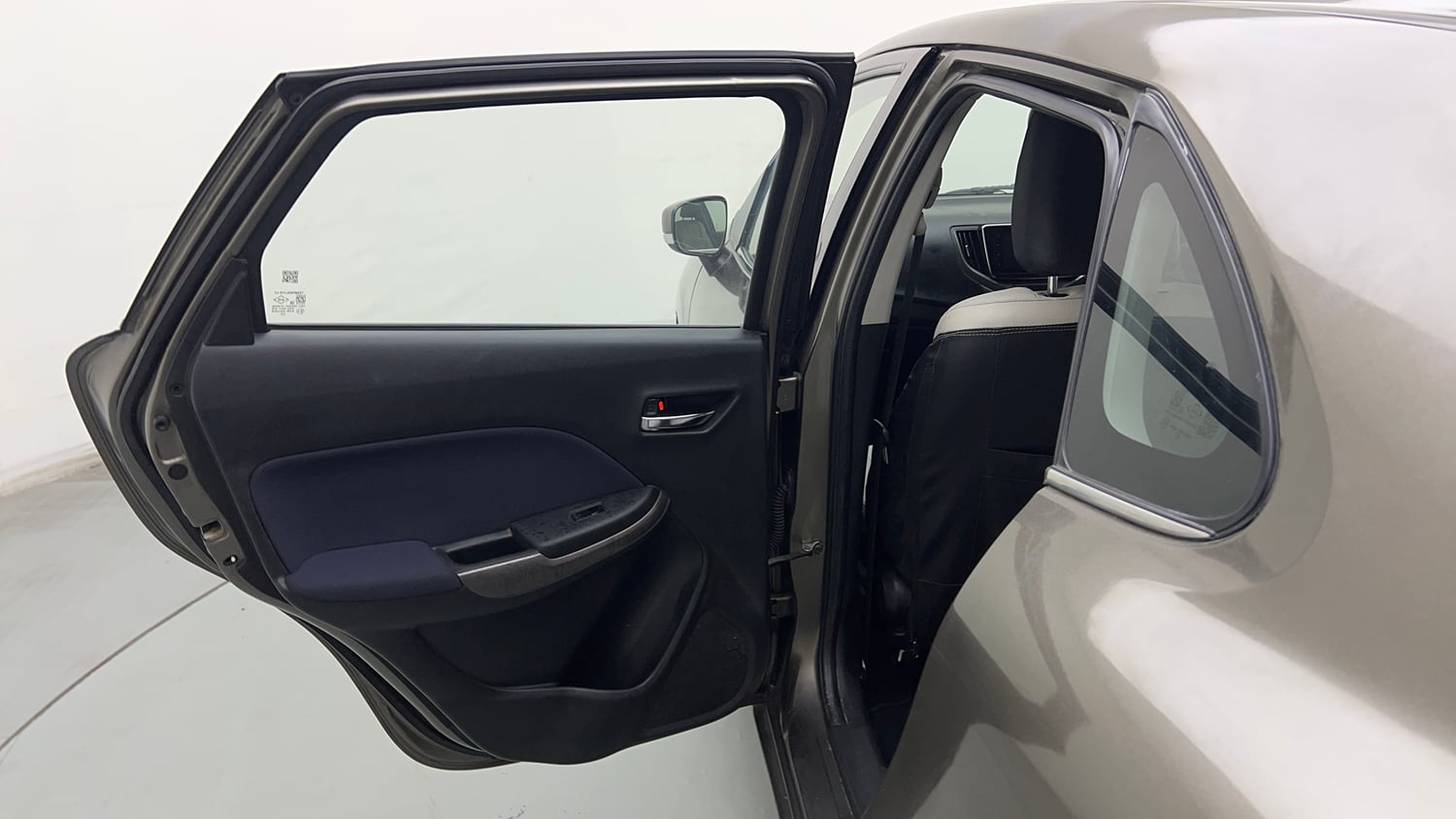 Used 2020 Maruti Suzuki Baleno Zeta Petrol Manual interior LEFT REAR DOOR OPEN VIEW