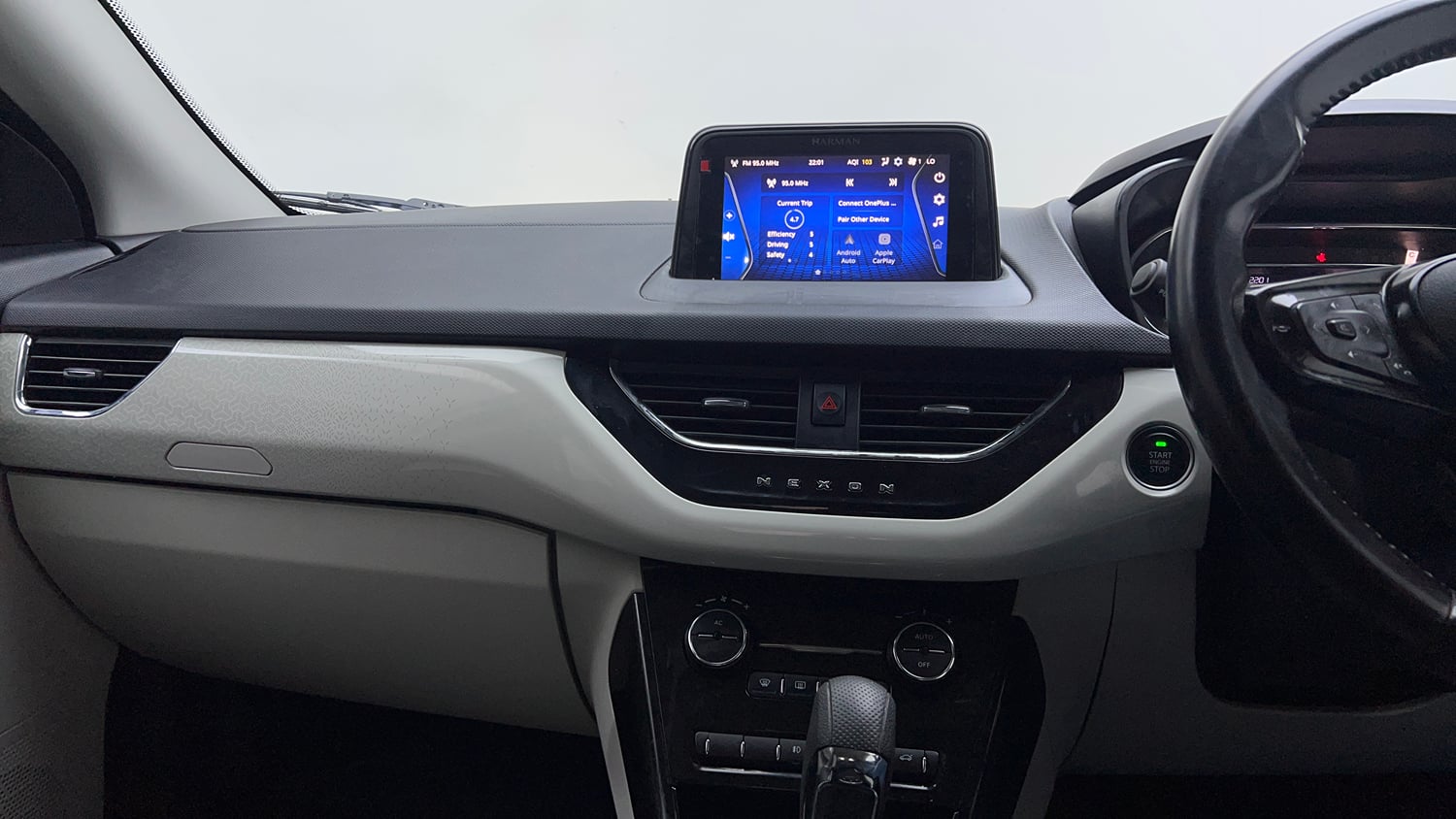 Used 2022 Tata Nexon XZA Plus (HS) Petrol Automatic interior MUSIC SYSTEM & AC CONTROL VIEW