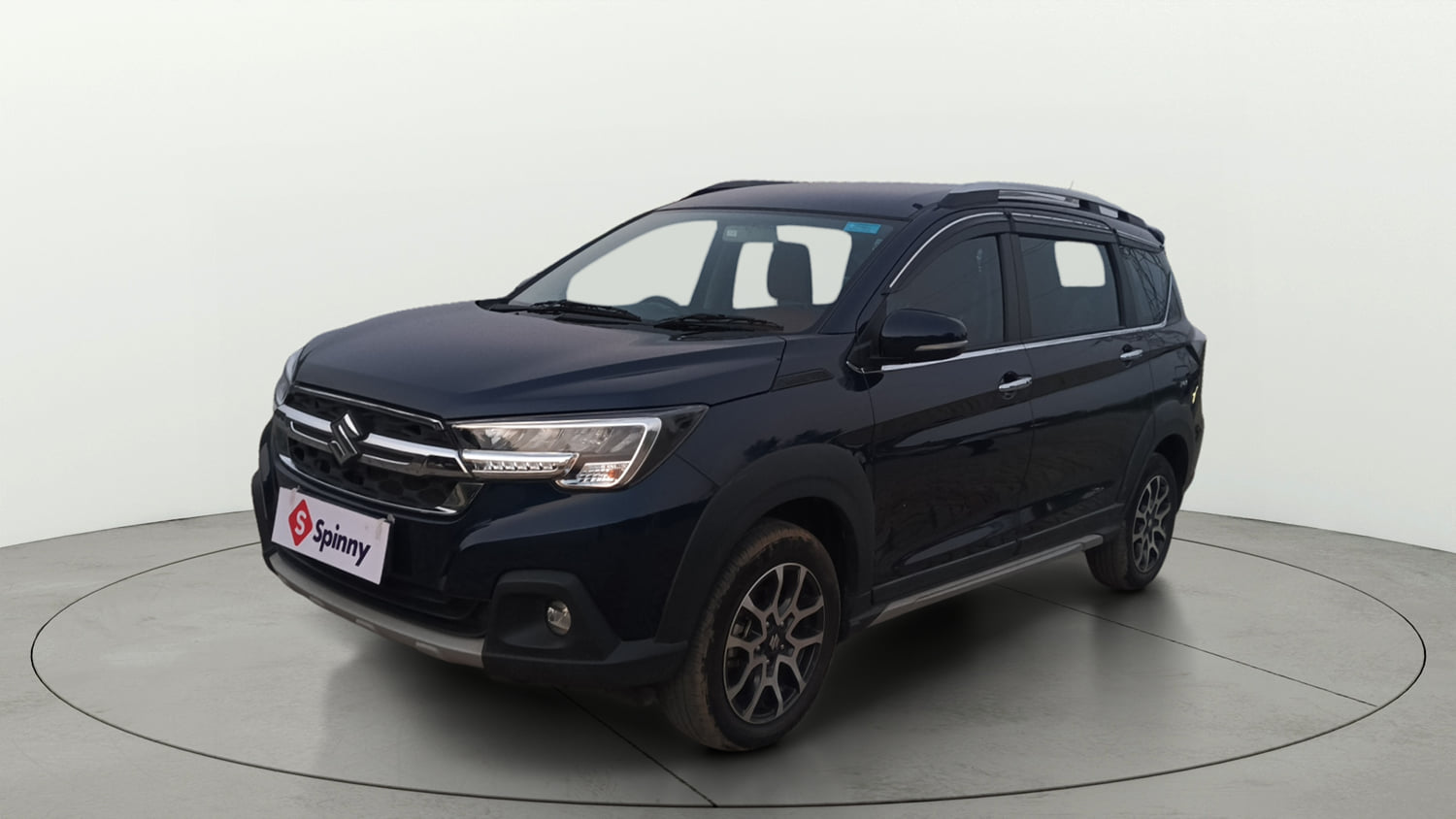 Used 2024 Maruti Suzuki XL6 Zeta MT Petrol Petrol Manual exterior LEFT FRONT CORNER VIEW