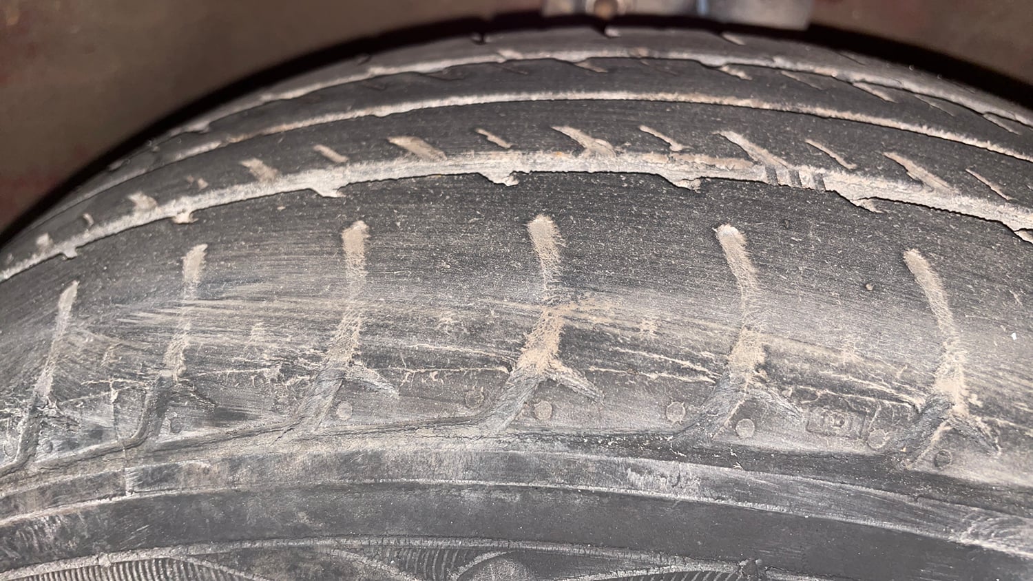 Used 2020 Maruti Suzuki Celerio VXi (O) CNG Cng Manual tyres RIGHT FRONT TYRE TREAD VIEW