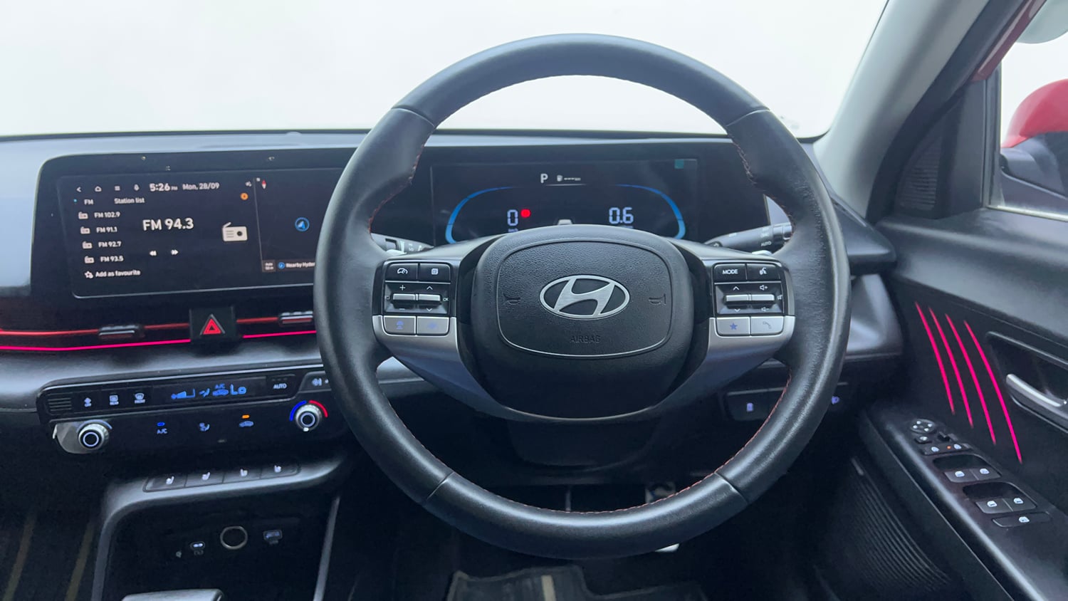 Used 2023 Hyundai Verna SX (O) 1.5 Turbo Petrol DCT Petrol Automatic interior STEERING VIEW