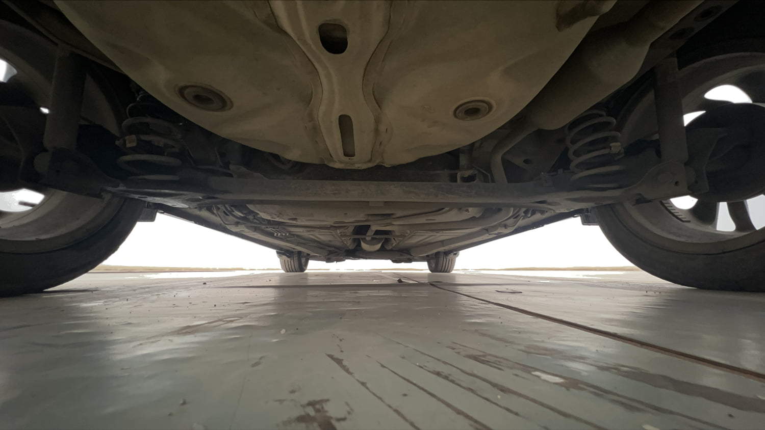 Used 2019 Maruti Suzuki Baleno Zeta 1.2 Petrol Manual extra REAR UNDERBODY VIEW (TAKEN FROM REAR)