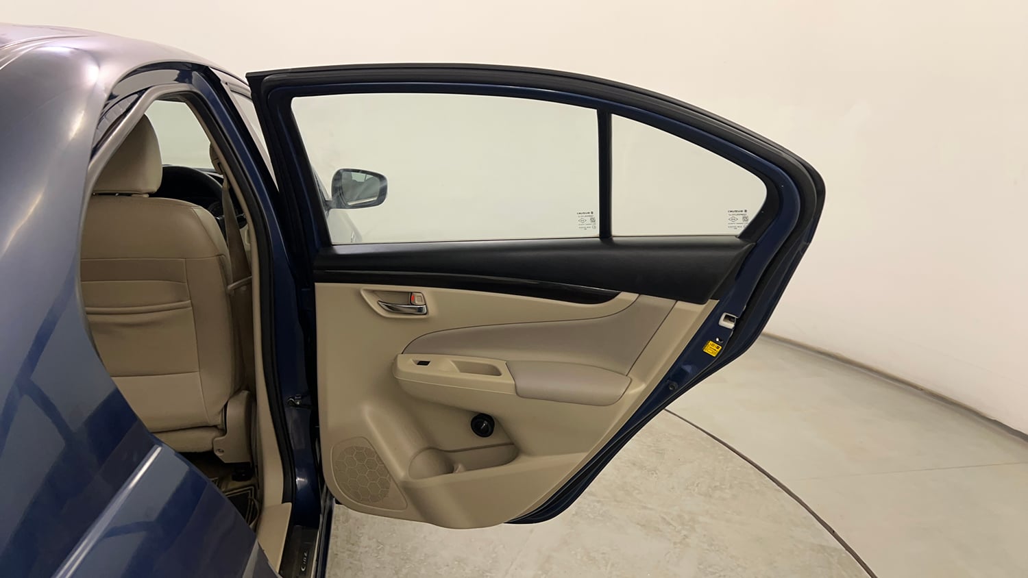 Used 2017 Maruti Suzuki Ciaz Alpha 1.4 AT Petrol Automatic interior RIGHT REAR DOOR OPEN VIEW