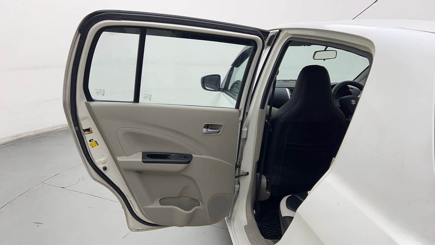Used 2014 Maruti Suzuki Celerio VXi Petrol Manual interior LEFT REAR DOOR OPEN VIEW