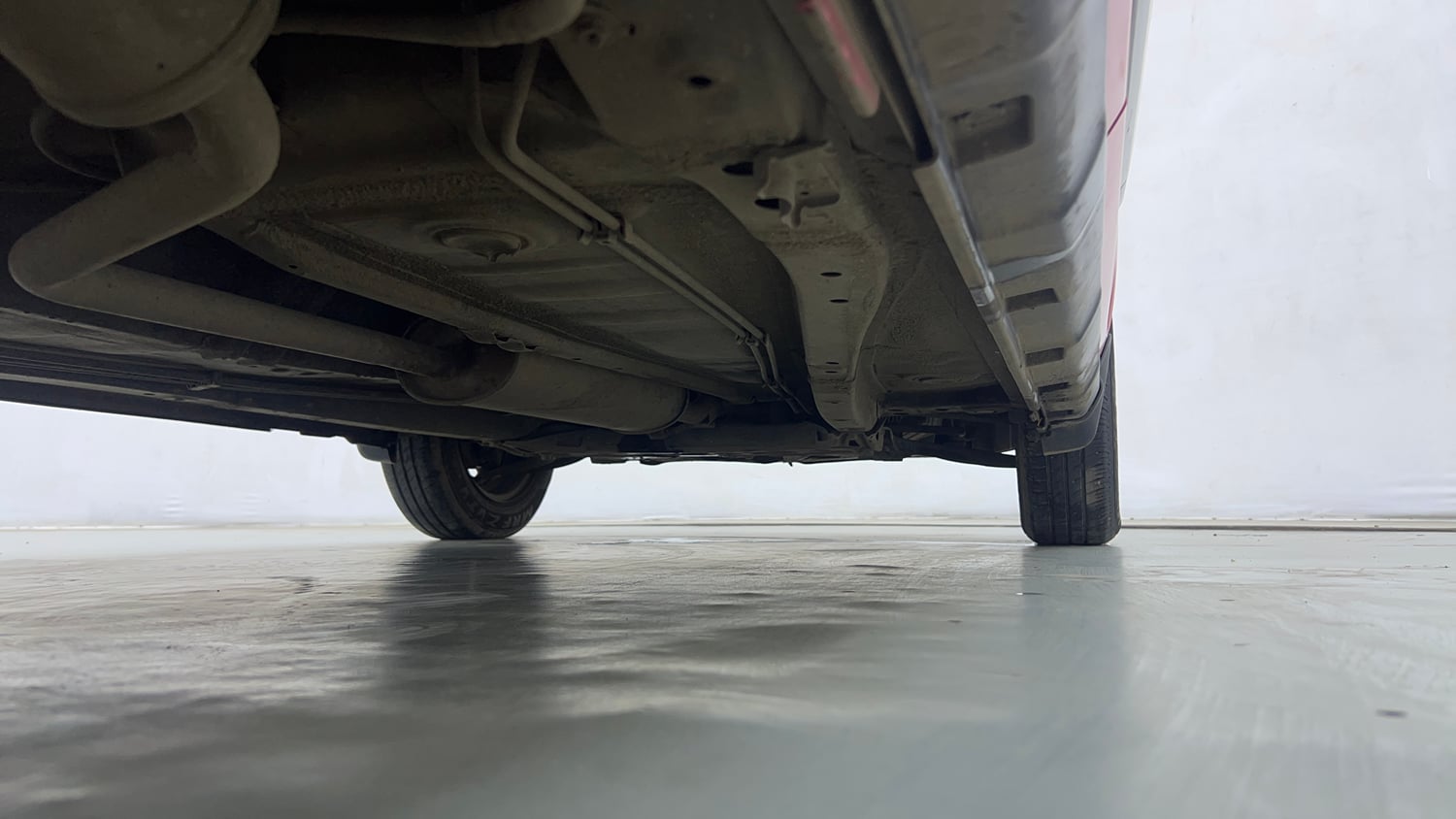 Used 2023 Maruti Suzuki S-Presso VXi S-CNG Cng Manual extra REAR RIGHT UNDERBODY VIEW