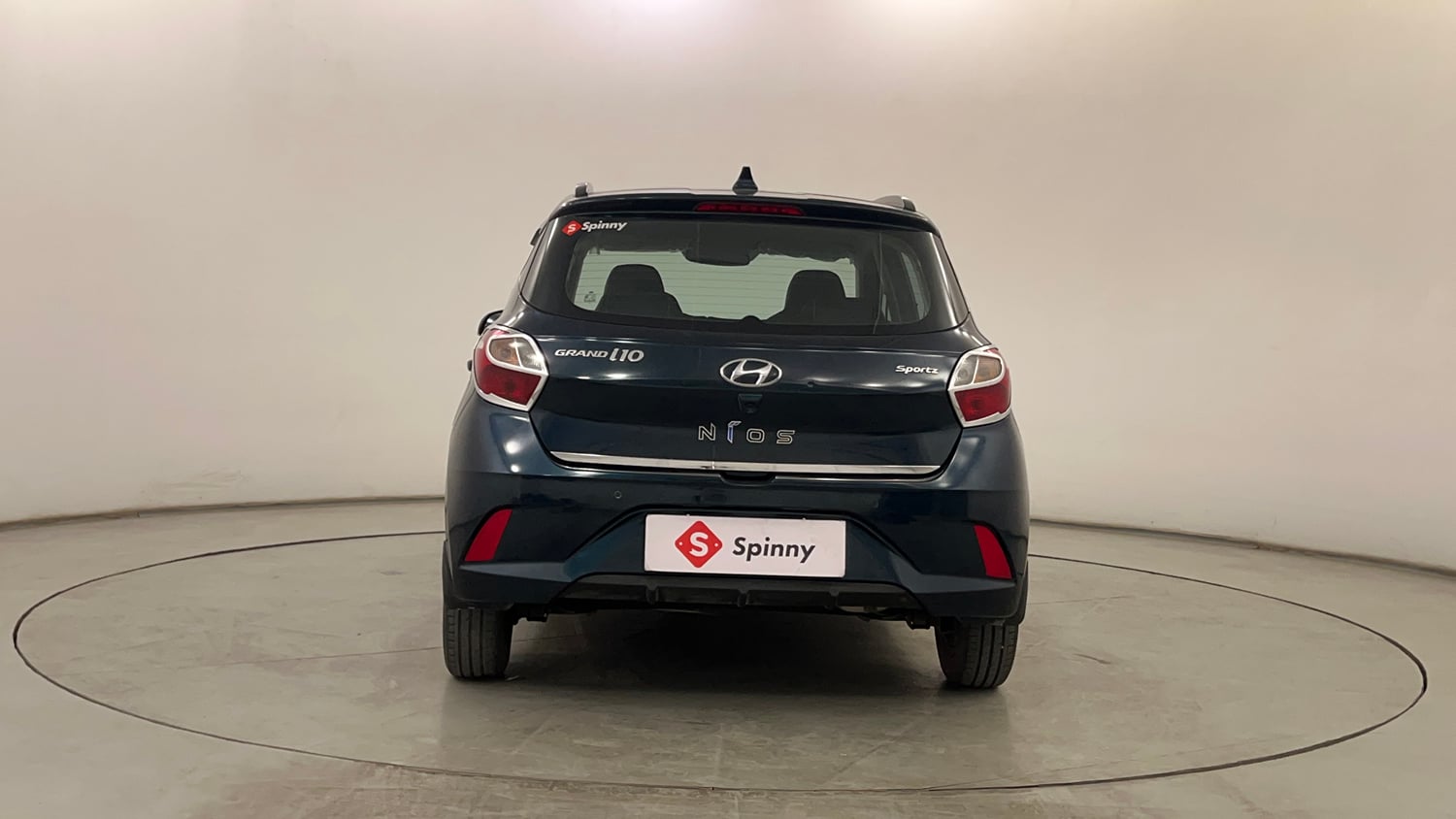 Used 2022 Hyundai Grand i10 Nios Sportz 1.2 Kappa VTVT Petrol Manual exterior BACK VIEW
