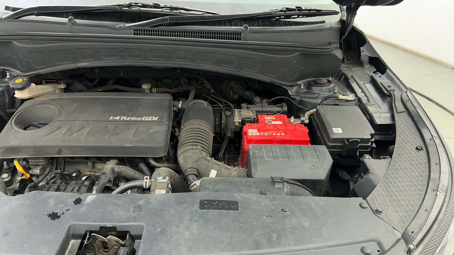 Used 2022 Kia Seltos X Line 1.4 DCT Petrol Automatic engine ENGINE LEFT SIDE VIEW