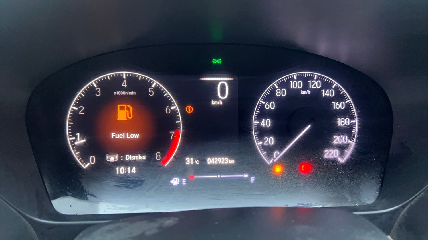 Used 2022 Honda City ZX Petrol Petrol Manual interior CLUSTERMETER VIEW
