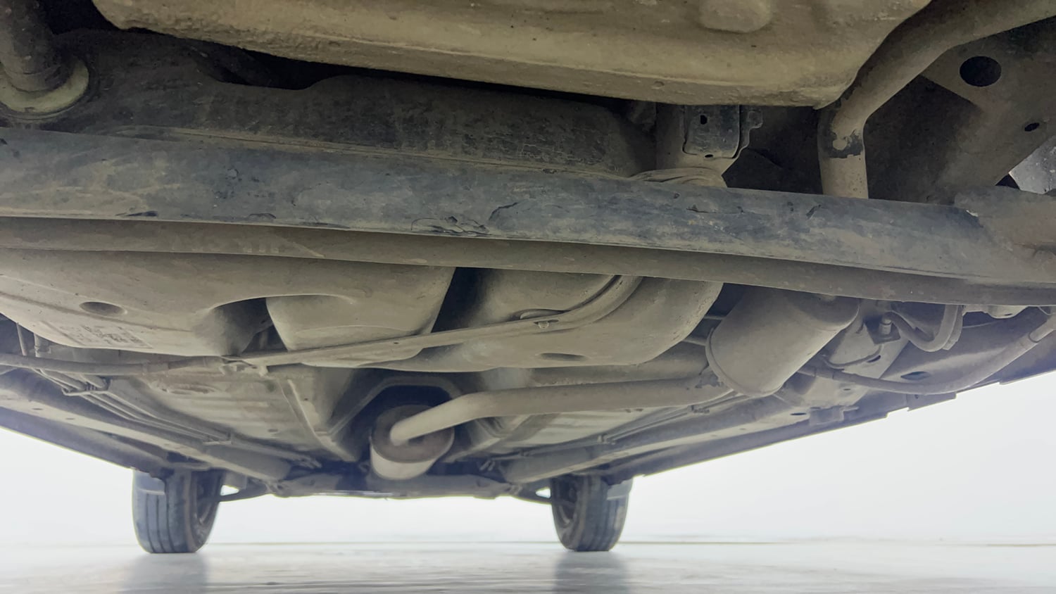 Used 2023 Maruti Suzuki S-Presso VXi S-CNG Cng Manual extra REAR UNDERBODY VIEW (TAKEN FROM REAR)