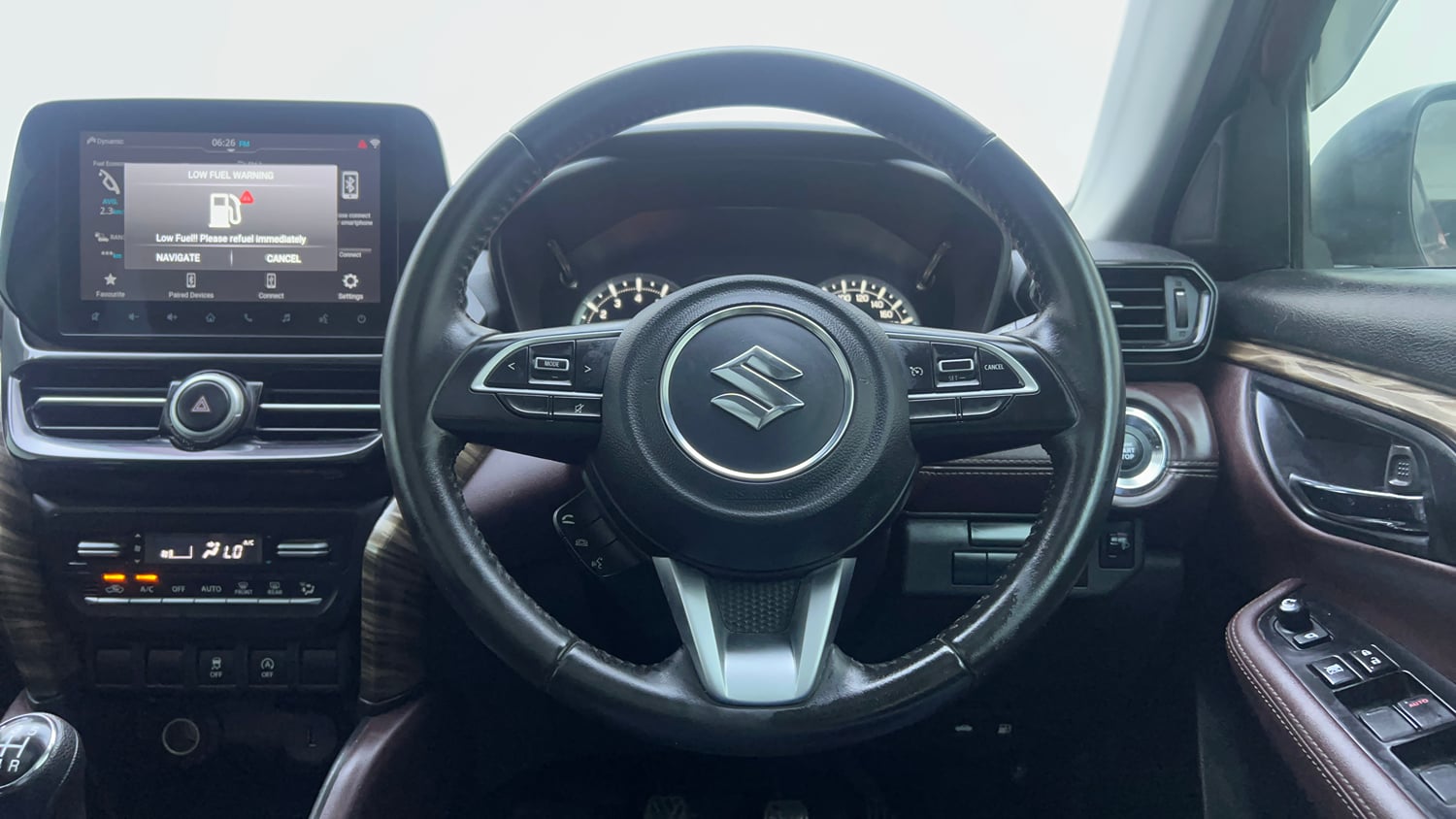 Used 2023 Maruti Suzuki Grand Vitara Alpha Dual Tone Smart Hybrid Petrol Manual interior STEERING VIEW