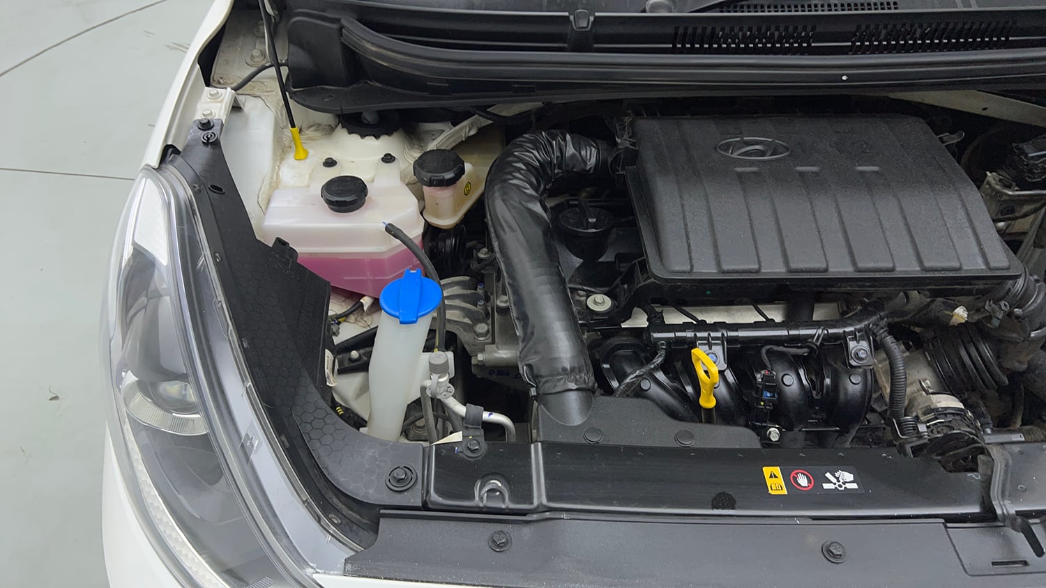 Used 2023 Hyundai Grand i10 Nios Sportz 1.2 Kappa VTVT Petrol Manual engine ENGINE RIGHT SIDE VIEW