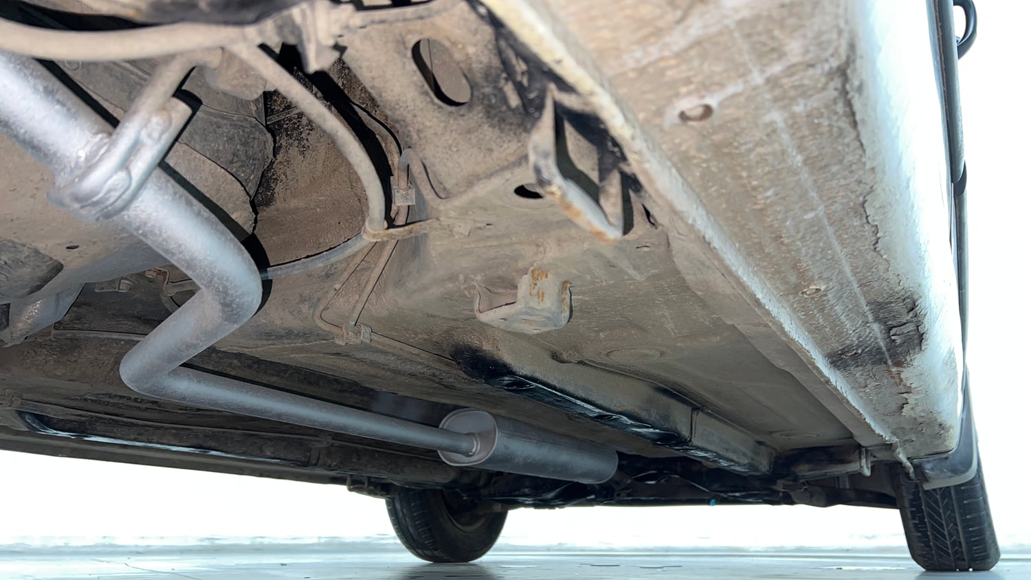 Used 2014 Maruti Suzuki Celerio VXi Petrol Manual extra REAR RIGHT UNDERBODY VIEW