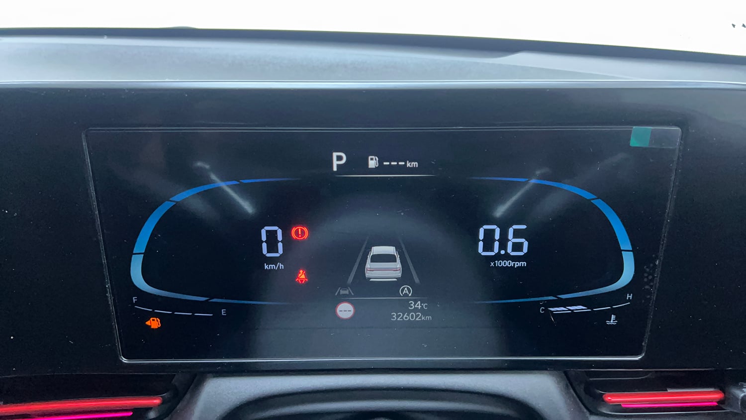 Used 2023 Hyundai Verna SX (O) 1.5 Turbo Petrol DCT Petrol Automatic interior CLUSTERMETER VIEW