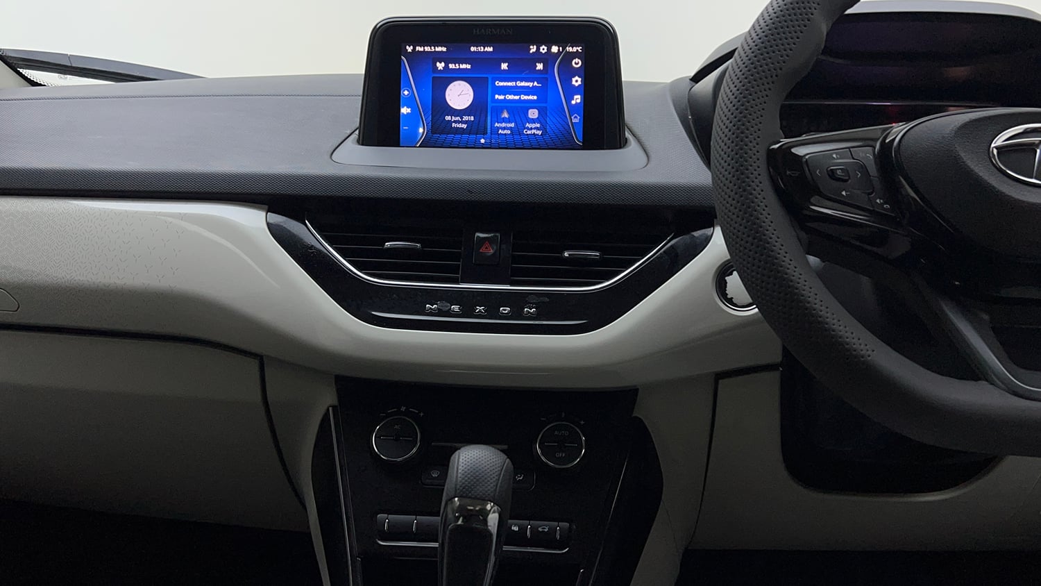 Used 2021 Tata Nexon XZA Plus Diesel Diesel Automatic interior MUSIC SYSTEM & AC CONTROL VIEW