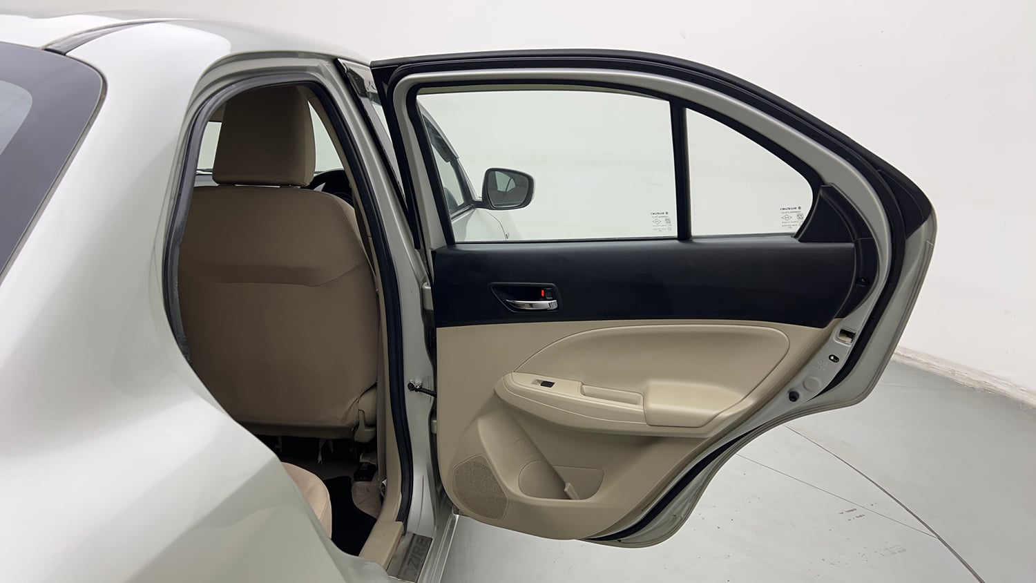 Used 2017 Maruti Suzuki Dzire VXi Petrol Manual interior RIGHT REAR DOOR OPEN VIEW
