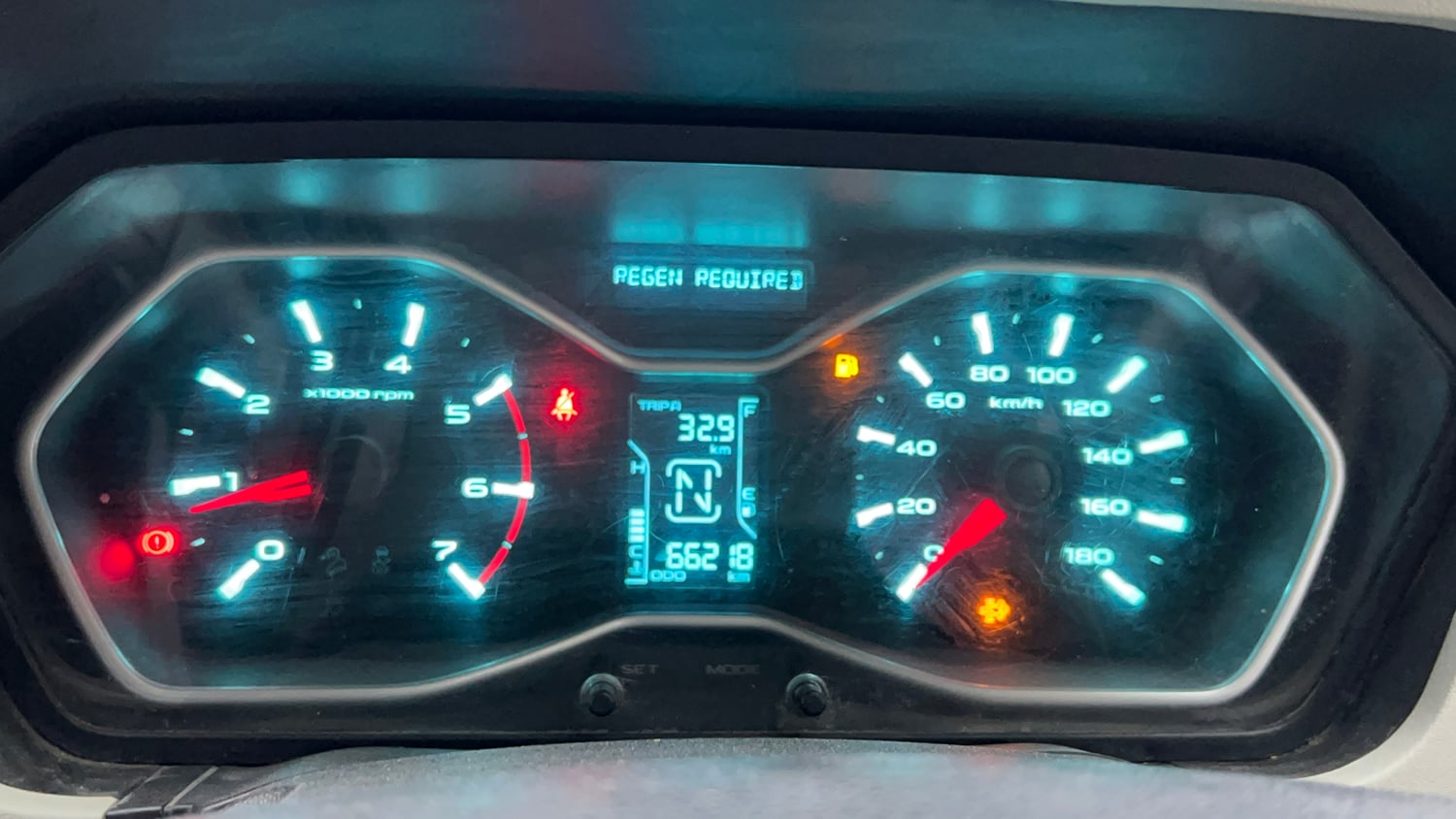 Used 2022 Mahindra Scorpio S9 Diesel Manual interior CLUSTERMETER VIEW