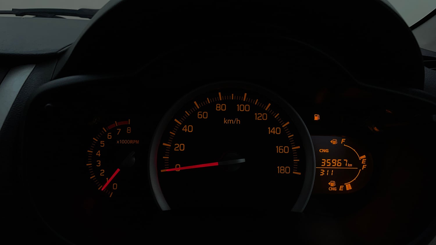Used 2020 Maruti Suzuki Celerio VXi (O) CNG Cng Manual interior CLUSTERMETER VIEW
