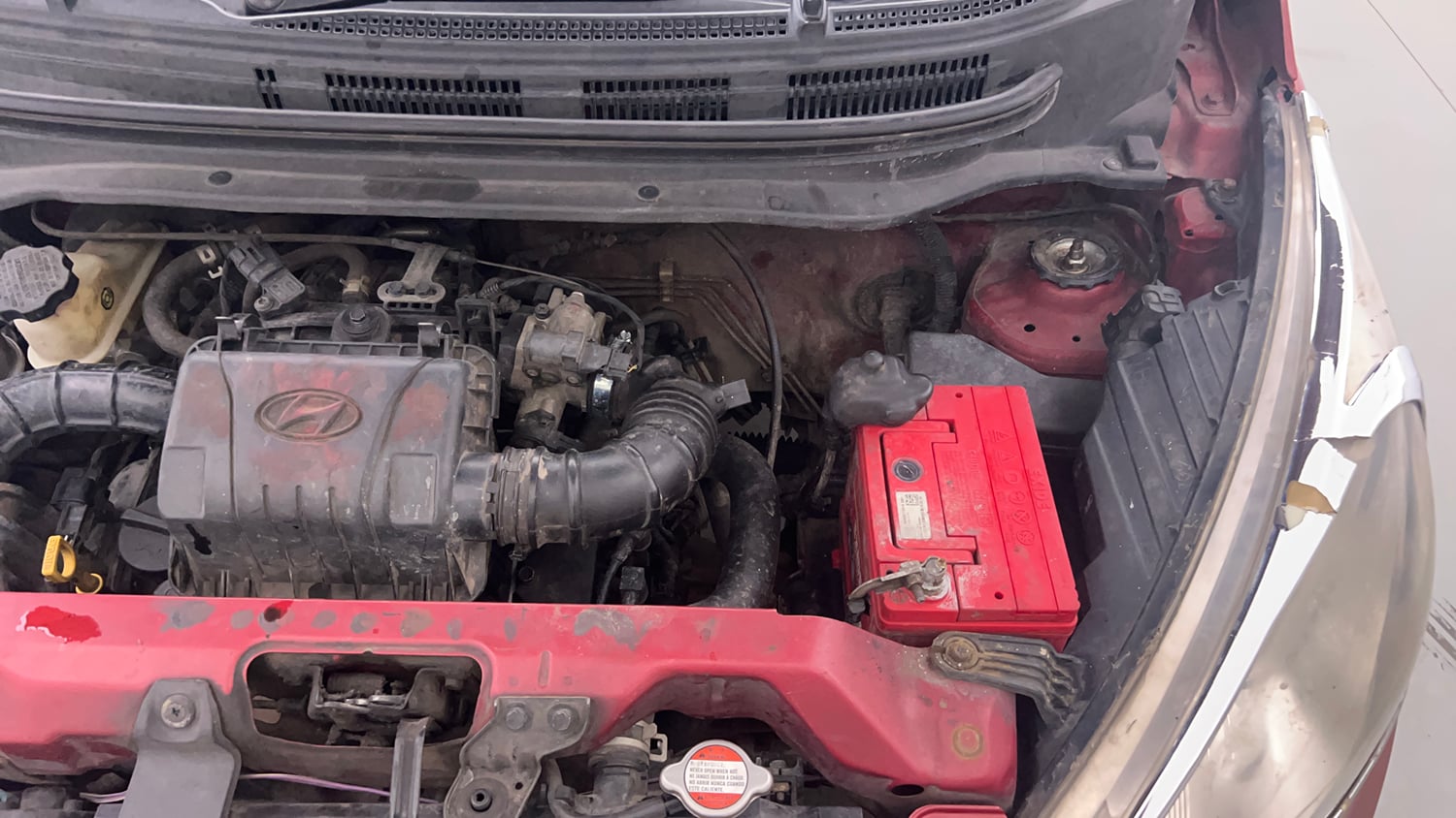 Used 2018 Hyundai Eon Magna + Petrol Manual engine ENGINE LEFT SIDE VIEW