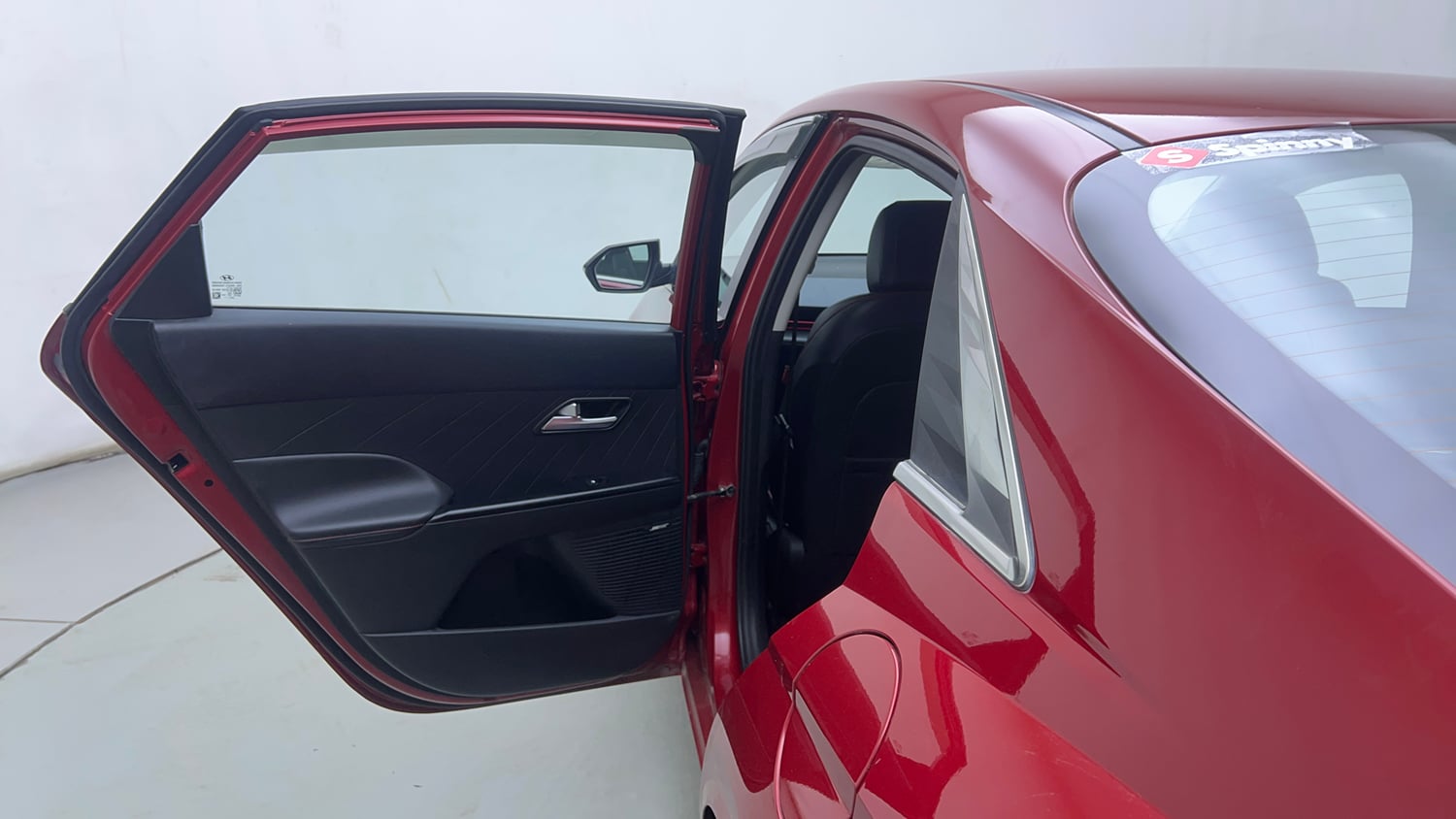 Used 2023 Hyundai Verna SX (O) 1.5 Turbo Petrol DCT Petrol Automatic interior LEFT REAR DOOR OPEN VIEW