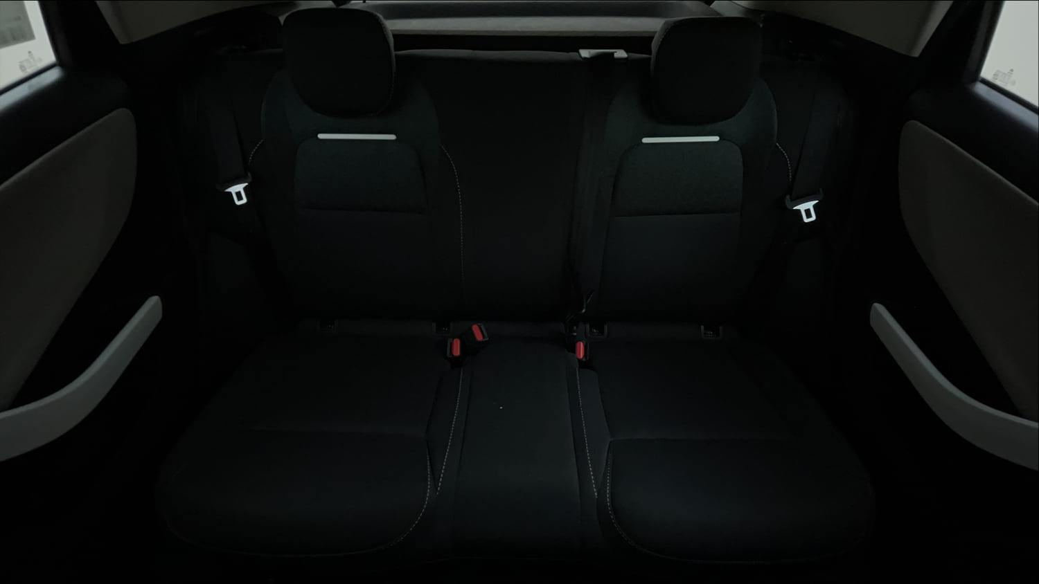 Used 2024 Tata Nexon Creative Plus 1.2 Revotron Petrol 6AMT Petrol Automatic interior REAR SEAT CONDITION VIEW