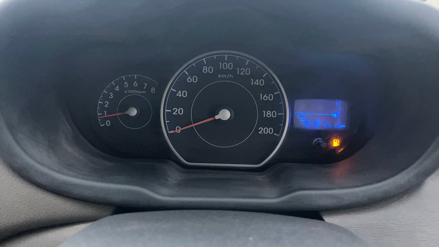 Used 2013 Hyundai i10 Sportz 1.2 Kappa2 Petrol Manual interior CLUSTERMETER VIEW