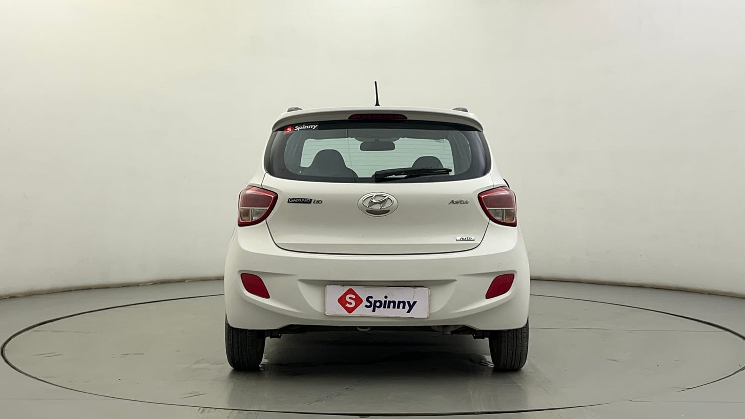 Used 2015 Hyundai Grand i10 Asta AT 1.2 Kappa VTVT Petrol Automatic exterior BACK VIEW