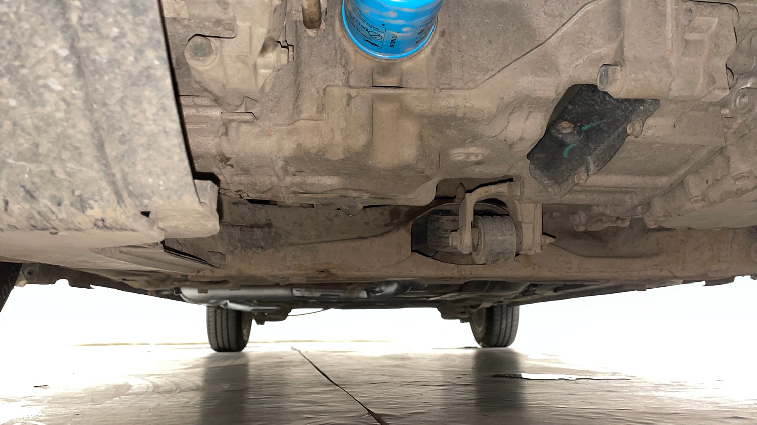 Used 2017 Honda Jazz V AT Petrol Petrol Automatic extra FRONT LEFT UNDERBODY VIEW