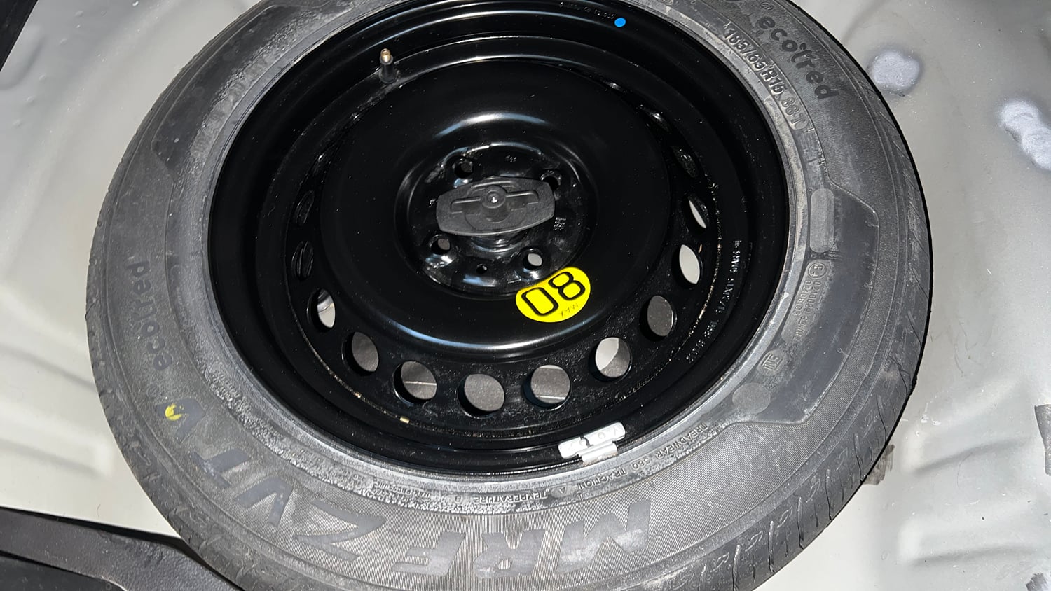 Used 2021 Maruti Suzuki Baleno Zeta Petrol Manual tyres SPARE TYRE VIEW