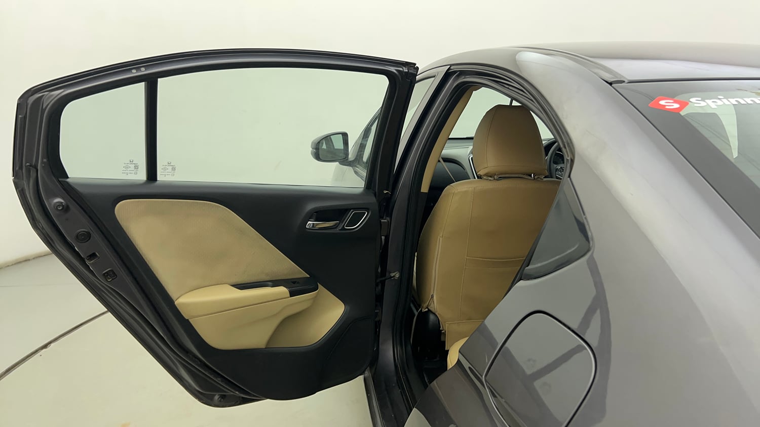 Used 2019 Honda City V CVT Petrol Petrol Automatic interior LEFT REAR DOOR OPEN VIEW