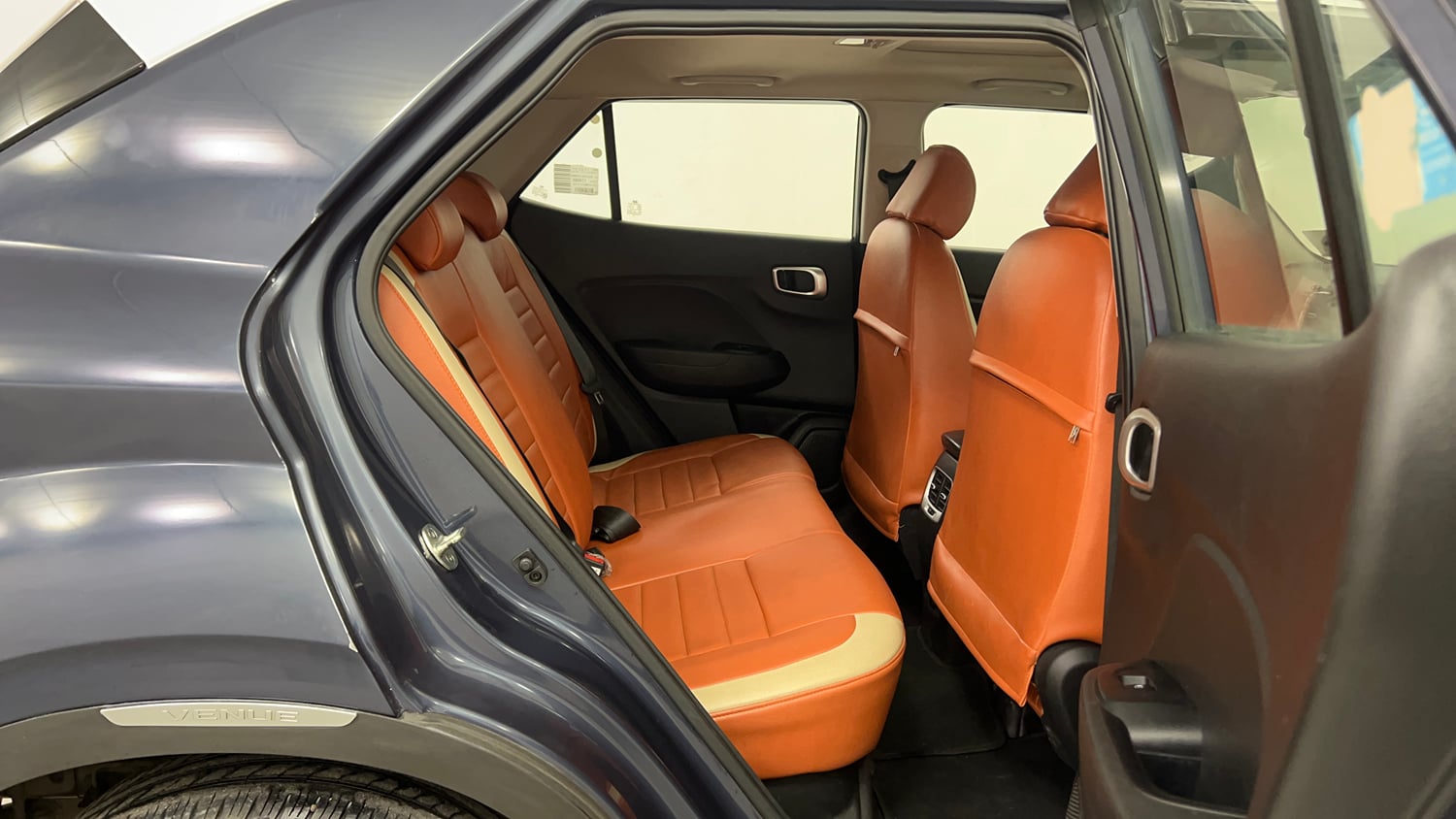 Used 2021 Hyundai Venue SX Plus 1.0 Turbo DCT Petrol Automatic interior RIGHT SIDE REAR DOOR CABIN VIEW