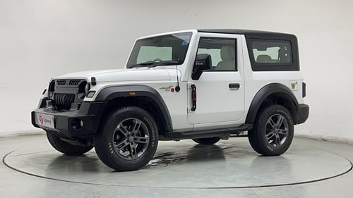 Used 2024 Mahindra Thar LX Hard Top Petrol MT 4WD Petrol Manual exterior LEFT FRONT CORNER VIEW