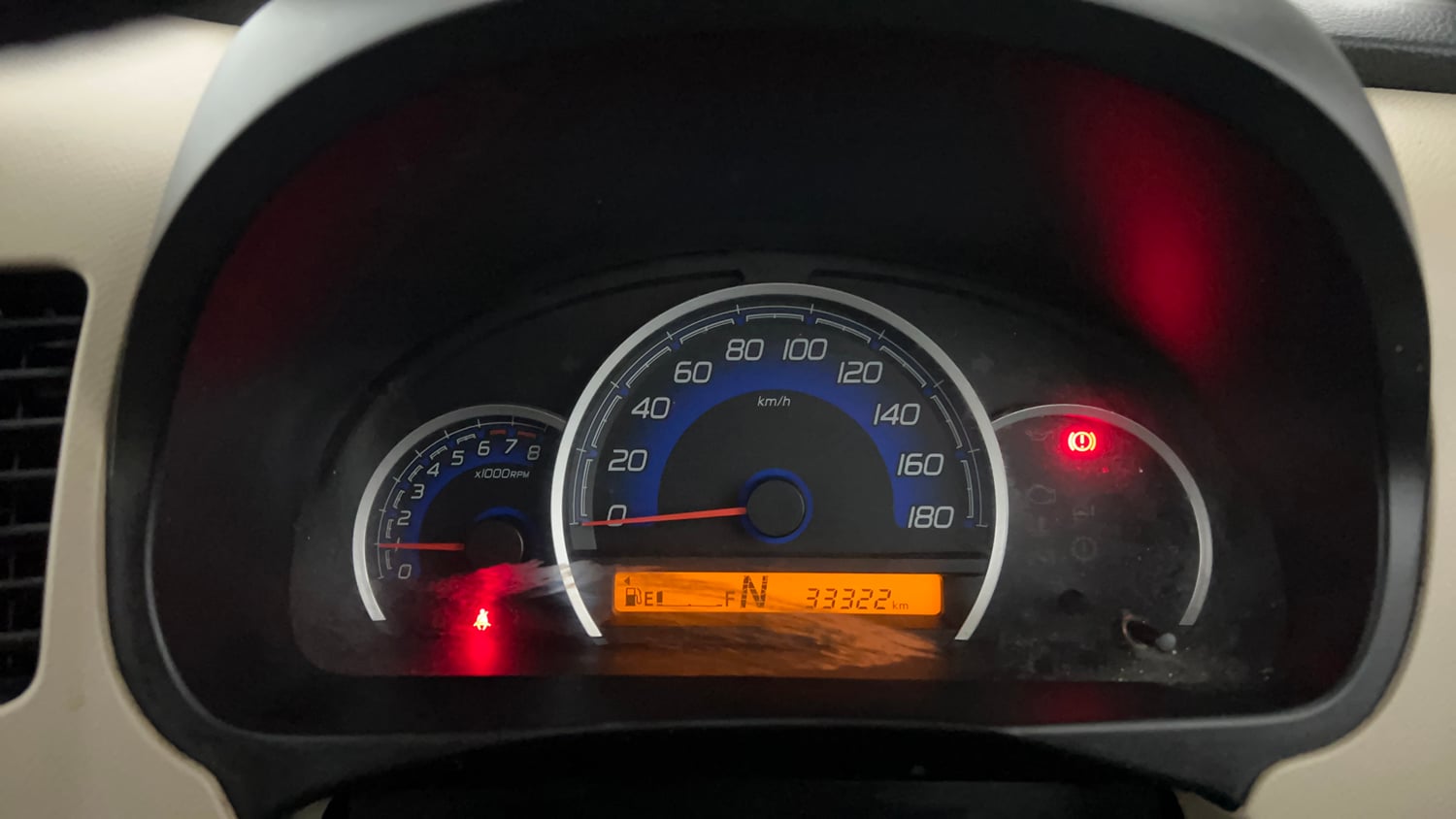 Used 2017 Maruti Suzuki Wagon R 1.0 VXI AMT Petrol Automatic interior CLUSTERMETER VIEW