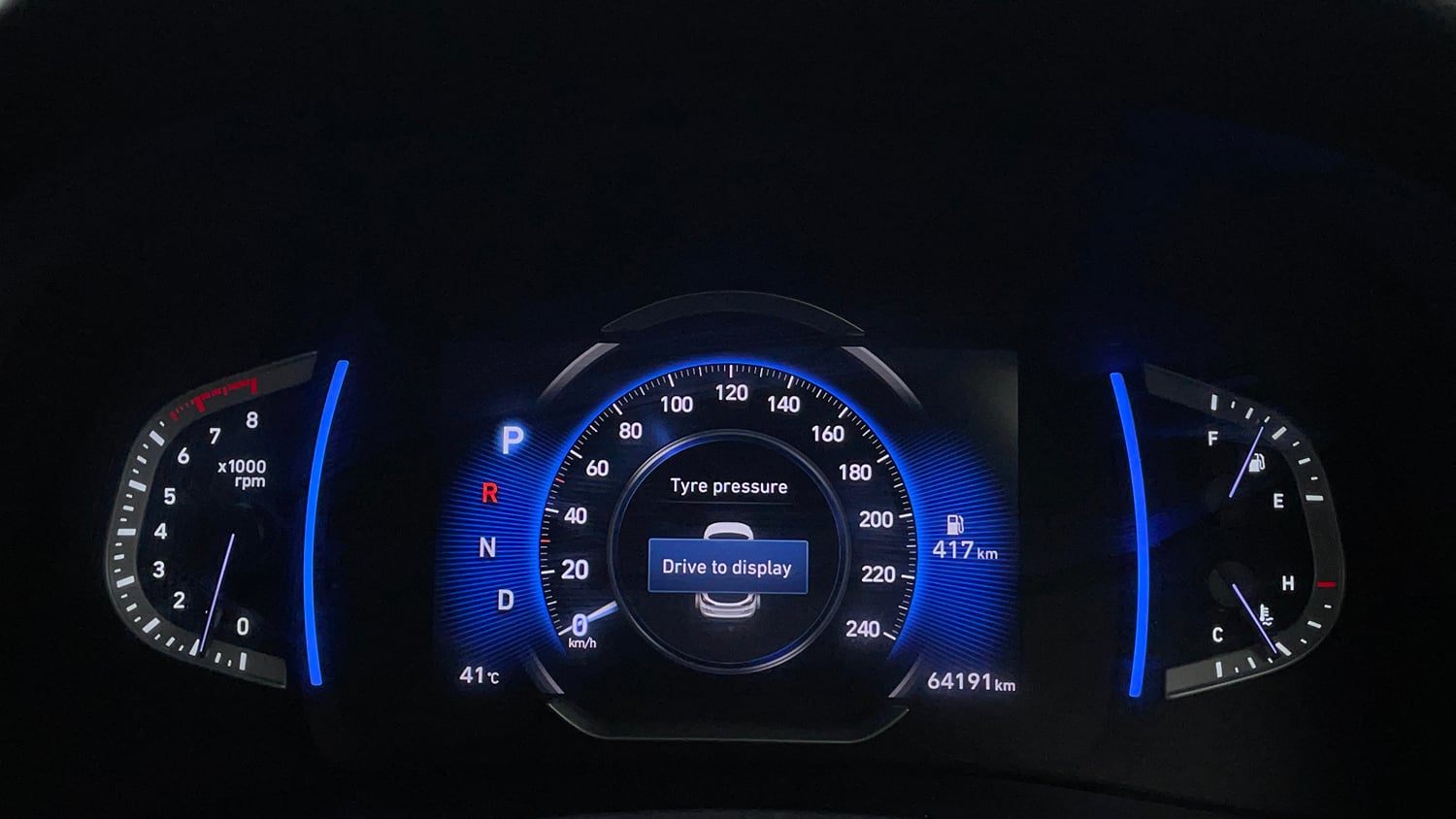 Used 2022 Hyundai Creta SX (O) 1.4 Turbo 7 DCT Petrol Automatic interior CLUSTERMETER VIEW