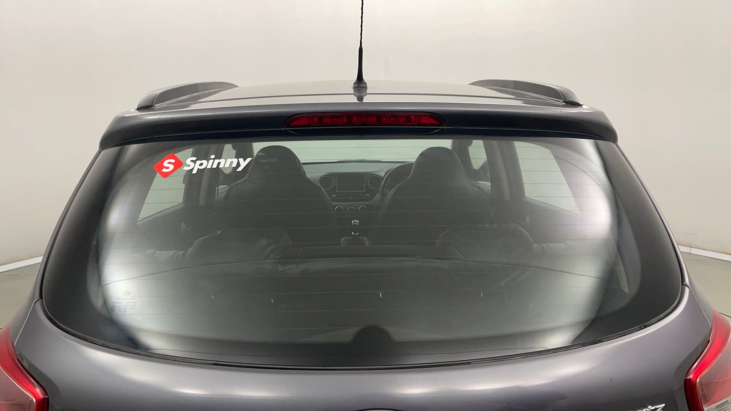 Used 2017 Hyundai Grand i10 Sportz (O) 1.2 Kappa VTVT Petrol Manual exterior BACK WINDSHIELD VIEW
