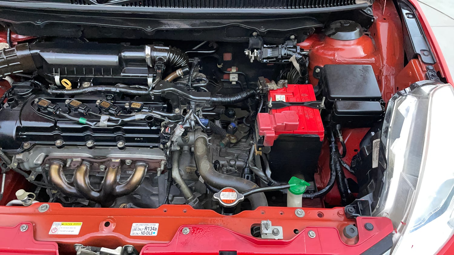 Used 2017 Maruti Suzuki Baleno Zeta 1.2 Petrol Manual engine ENGINE LEFT SIDE VIEW