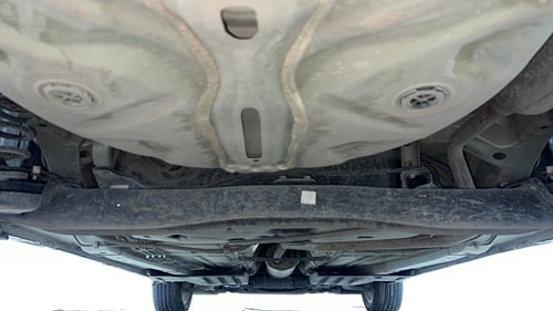 Used 2024 Toyota Glanza G Petrol Manual extra REAR UNDERBODY VIEW (TAKEN FROM REAR)