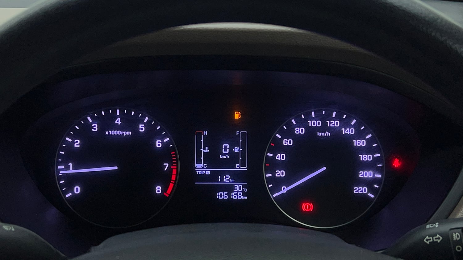 Used 2016 Hyundai Elite i20 Sportz 1.2 Petrol Manual interior CLUSTERMETER VIEW