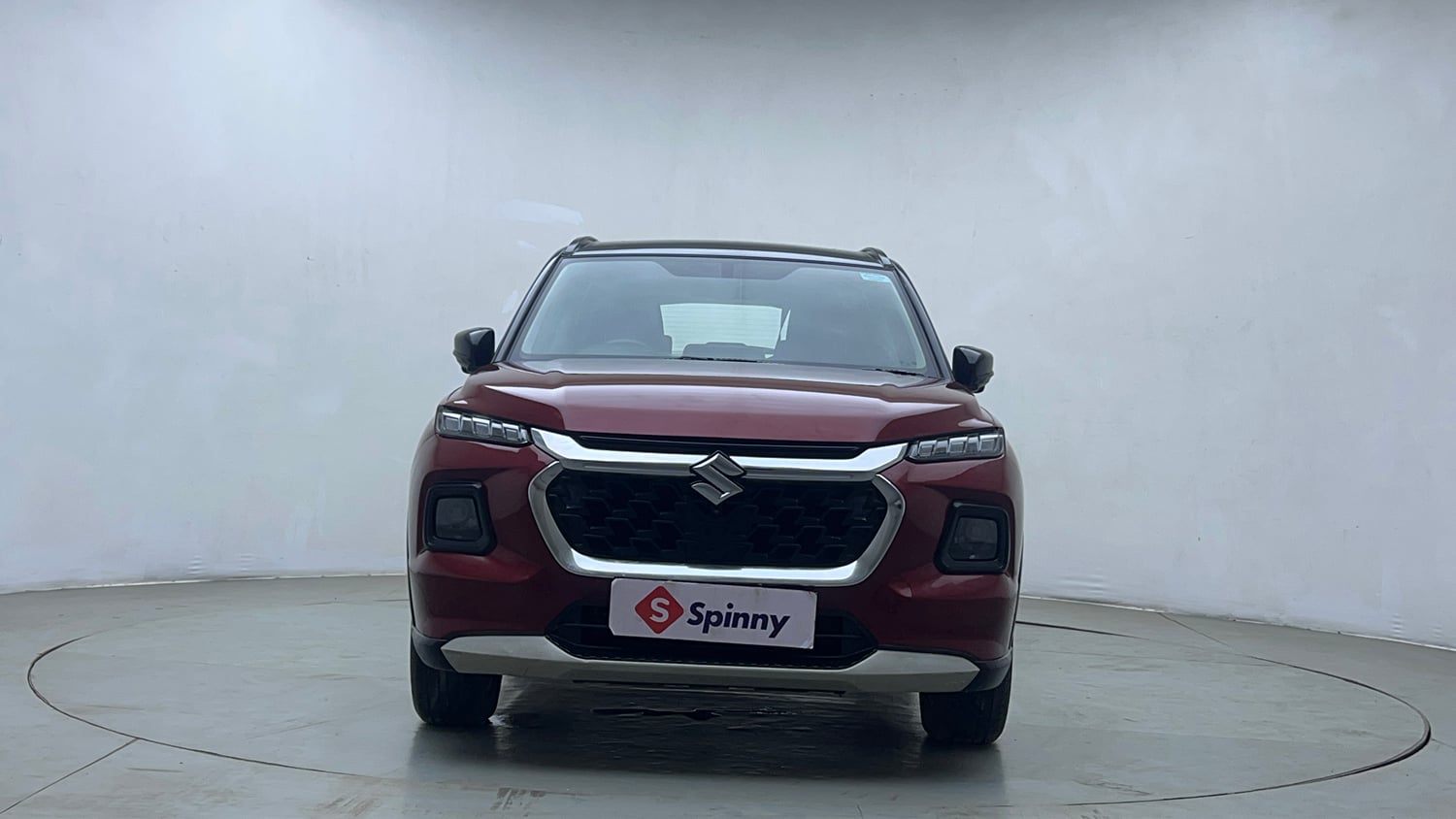 Used 2023 Maruti Suzuki Grand Vitara Alpha Dual Tone Smart Hybrid Petrol Manual exterior FRONT VIEW