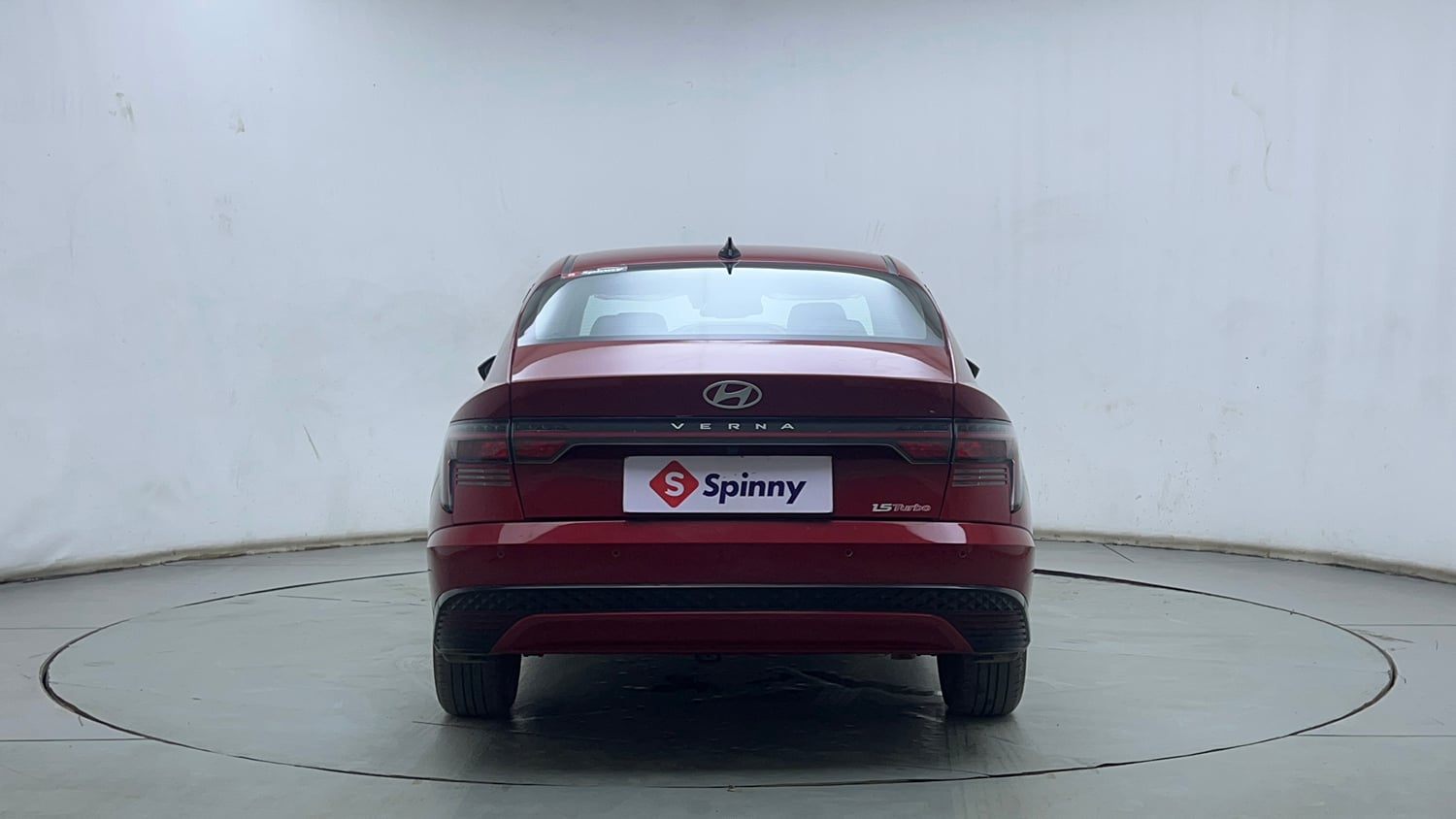 Used 2023 Hyundai Verna SX (O) 1.5 Turbo Petrol DCT Petrol Automatic exterior BACK VIEW
