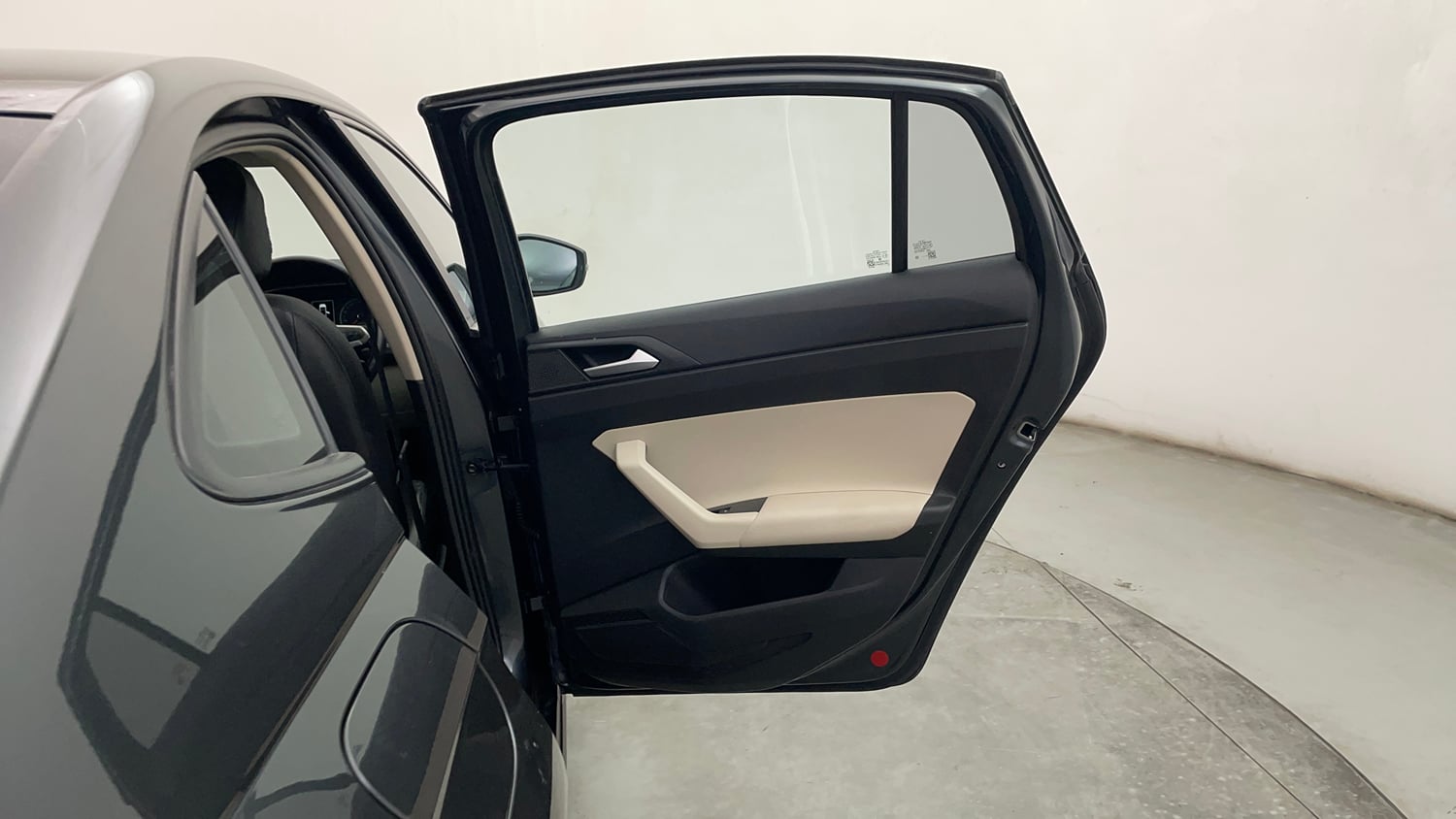 Used 2023 Volkswagen Virtus Highline 1.0 TSI AT Petrol Automatic interior RIGHT REAR DOOR OPEN VIEW