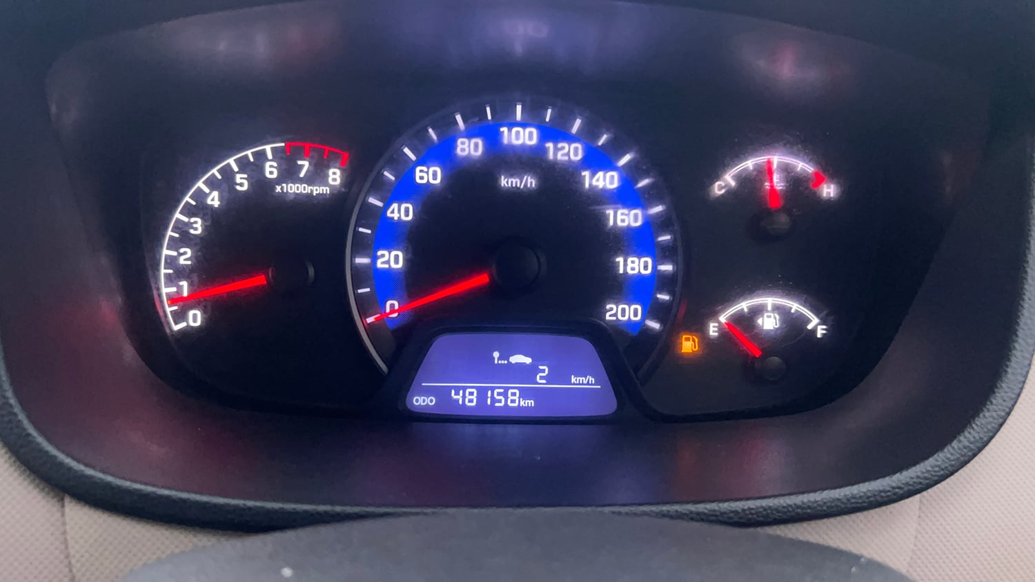 Used 2019 Hyundai Xcent SX Petrol Manual interior CLUSTERMETER VIEW
