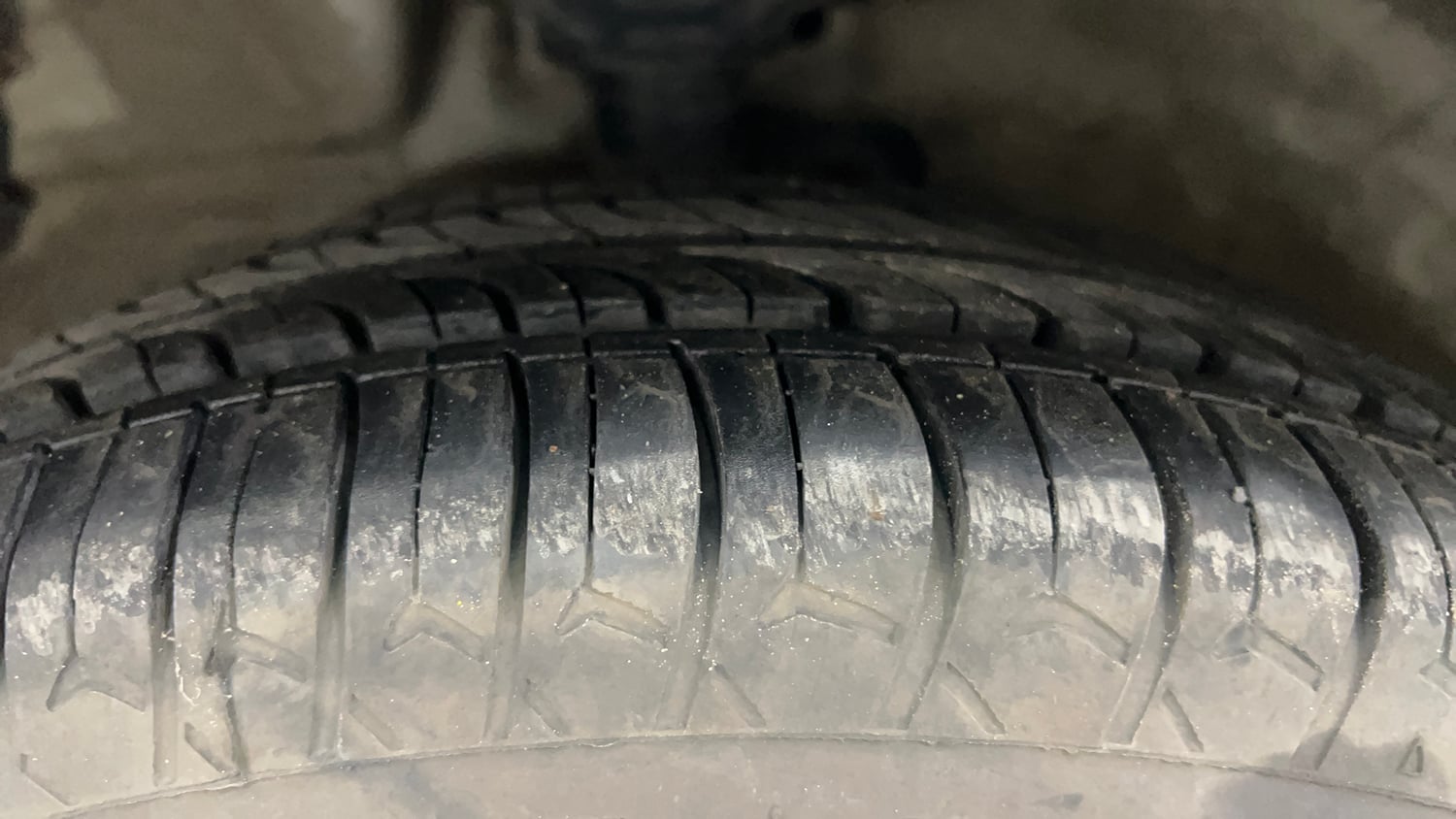 Used 2018 Maruti Suzuki Celerio ZXi AMT Petrol Automatic tyres LEFT FRONT TYRE TREAD VIEW